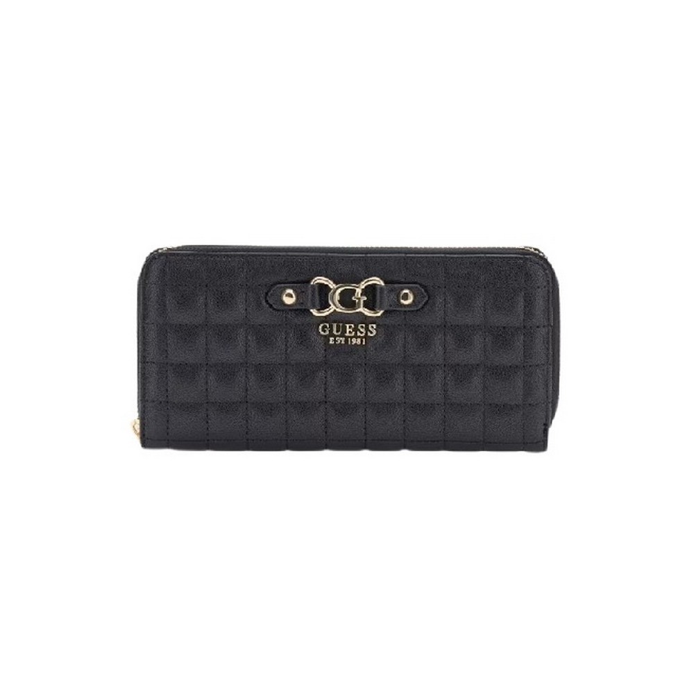 GUESS NADIRA SLG LARGE ZIP AROUND ΠΟΡΤΟΦΟΛΙ ΓΥΝΑΙΚΕΙΟ BLACK