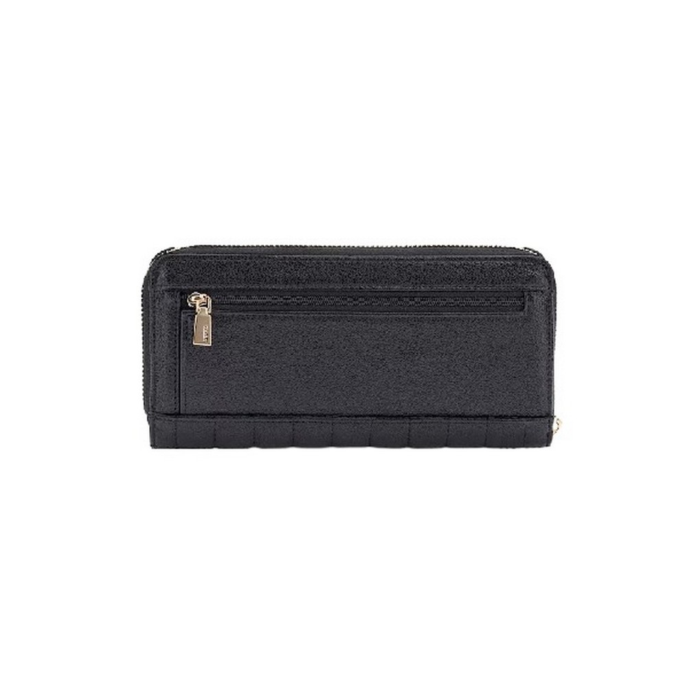 GUESS NADIRA SLG LARGE ZIP AROUND ΠΟΡΤΟΦΟΛΙ ΓΥΝΑΙΚΕΙΟ BLACK