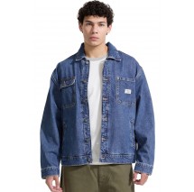 GUESS JEANS CHORE JACKET ΜΠΟΥΦΑΝ ΑΝΔΡΙΚΟ BLUΕ DENIM