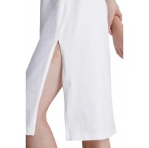 CALVIN KLEIN JEANS INSTITUTIONAL LONG T-SHIRT DRESS ΦΟΡΕΜΑ ΓΥΝΑΙΚΕΙΟ WHITE