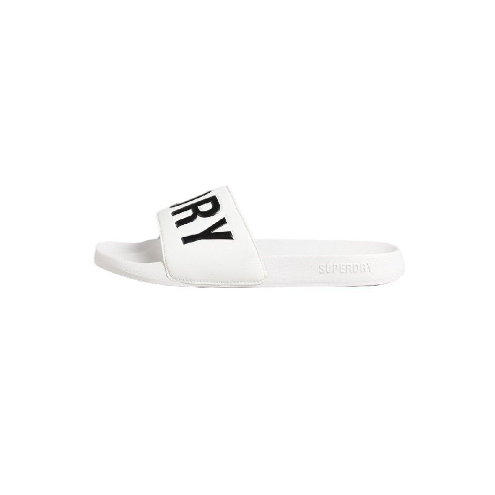 SUPERDRY CORE VEGAN POOL SLIDE ΠΑΝΤΟΦΛΑ ΑΝΔΡΙΚΗ WHITE