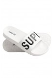 SUPERDRY CORE VEGAN POOL SLIDE ΠΑΝΤΟΦΛΑ ΑΝΔΡΙΚΗ WHITE