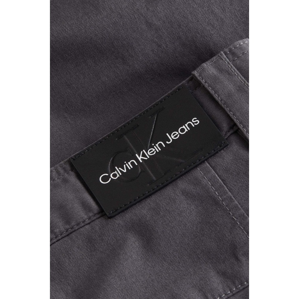 CALVIN KLEIN JEANS TAPERED CHINO ΠΑΝΤΕΛΟΝΙ ΑΝΔΡΙΚΟ GREY