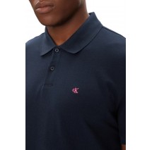 CALVIN KLEIN JEANS CASUAL PIQUE CLASSIC POLO T-SHIRT ΜΠΛΟΥΖΑ ΑΝΔΡΙΚΗ NAVY