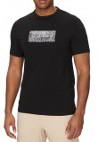 GUESS CN GUESS BOX TEE T-SHIRT ΜΠΛΟΥΖΑ ΑΝΔΡΙΚΗ BLACK