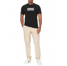 GUESS CN GUESS BOX TEE T-SHIRT ΜΠΛΟΥΖΑ ΑΝΔΡΙΚΗ BLACK
