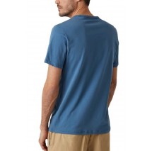 GUESS CN GUESS BOX TEE T-SHIRT ΜΠΛΟΥΖΑ ΑΝΔΡΙΚΗ PETROL