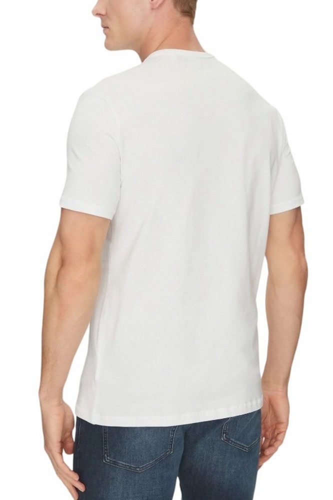 GUESS CN GUESS BOX TEE T-SHIRT ΜΠΛΟΥΖΑ ΑΝΔΡΙΚΗ WHITE
