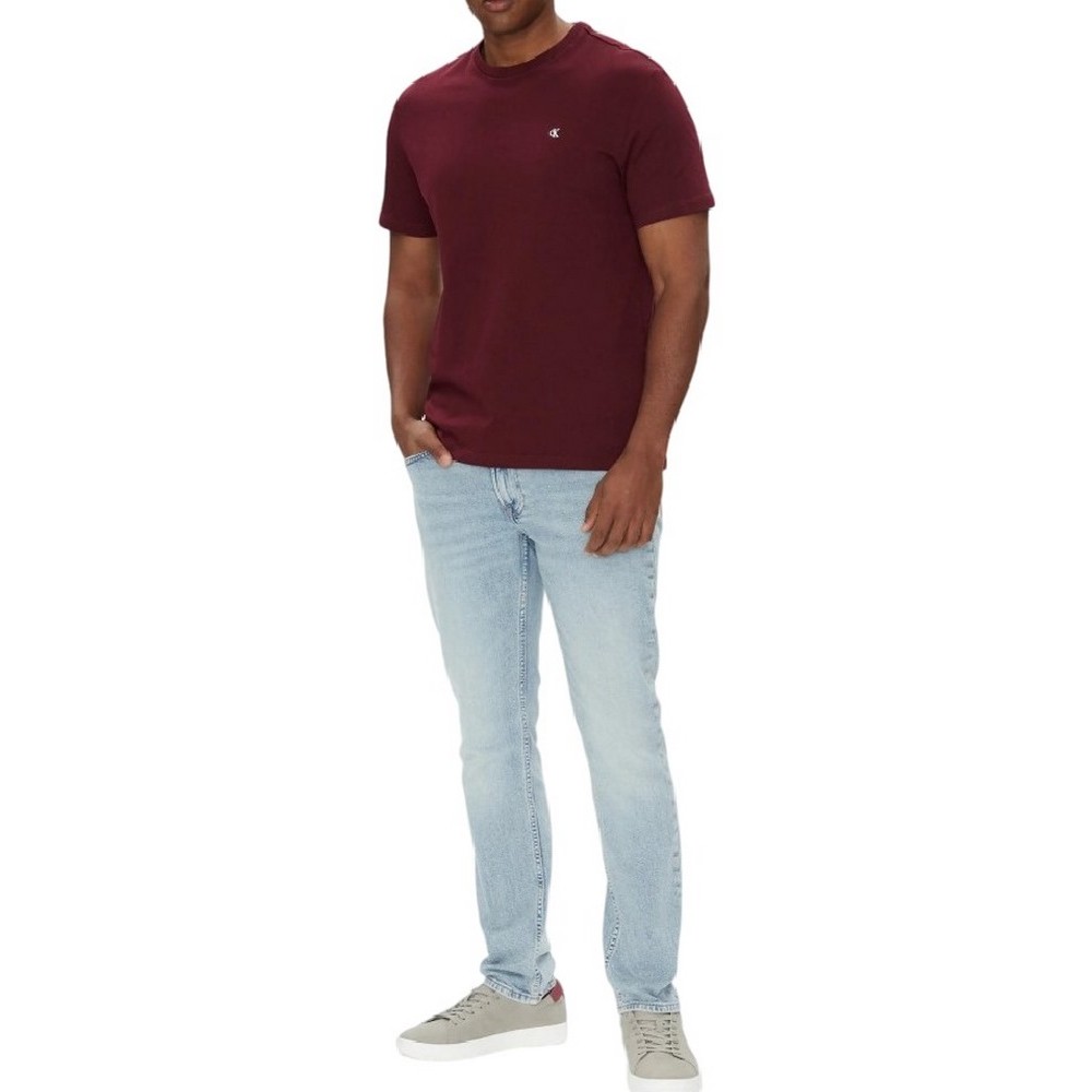 CALVIN KLEIN JEANS SLIM MARBLED BEACON JEAN REGEN ΠΑΝΤΕΛΟΝΙ ΑΝΔΡΙΚΟ LIGHT DENIM