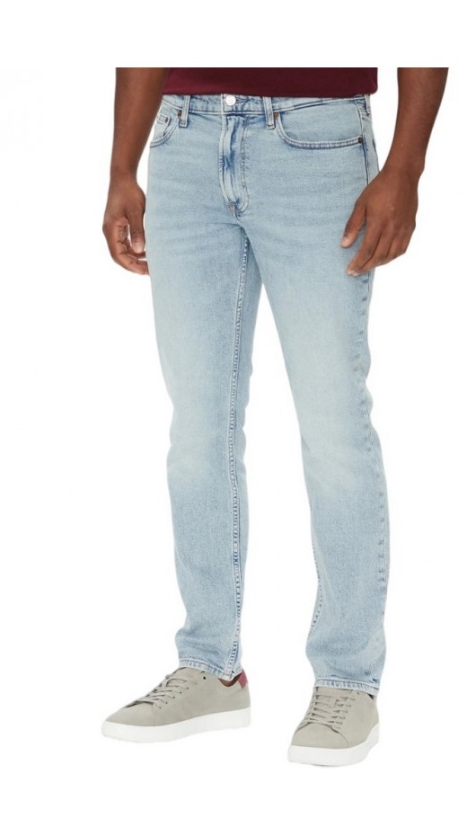 CALVIN KLEIN JEANS SLIM MARBLED BEACON JEAN REGEN ΠΑΝΤΕΛΟΝΙ ΑΝΔΡΙΚΟ LIGHT DENIM