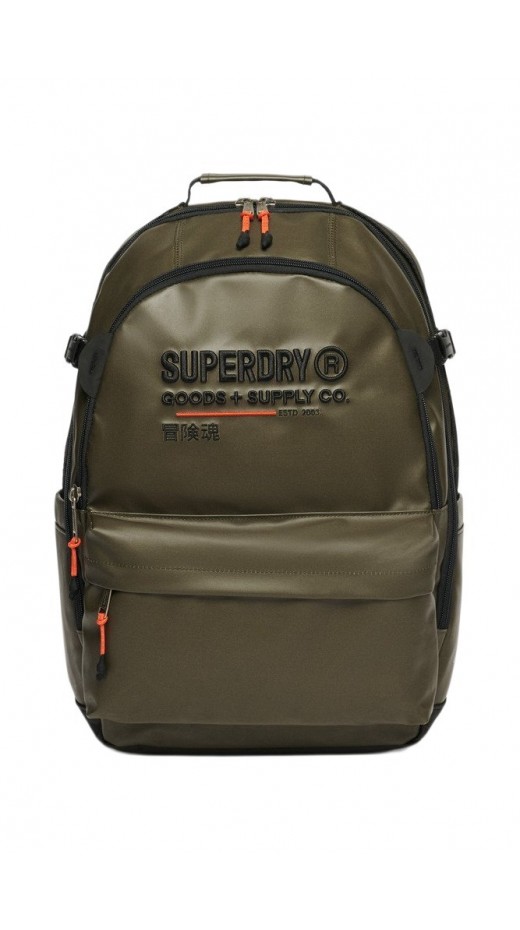 SUPERDRY D2 SDNA TARP UTILITY BACKPACK UNISEX ΤΣΑΝΤΑ OLIVE