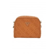 GUESS ADELASIA CAMERA CROSSBODY ΤΣΑΝΤΑ ΓΥΝΑΙΚΕΙΑ CARAMEL