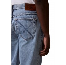 CALVIN KLEIN JEANS 90S STRAIGHT CK LT BLUE STONE JE ΠΑΝΤΕΛΟΝΙ ΑΝΔΡΚΟ BLUΕ DENIM