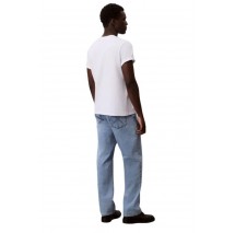 CALVIN KLEIN JEANS 90S STRAIGHT CK LT BLUE STONE JE ΠΑΝΤΕΛΟΝΙ ΑΝΔΡΚΟ BLUΕ DENIM