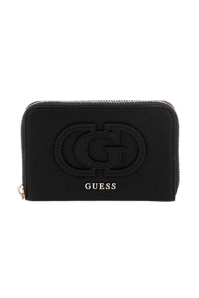 GUESS CALEBRA SLG MEDIUM ZIP AROUND ΠΟΡΤΟΦΟΛΙ ΓΥΝΑΙΚΕΙΟ BLACK