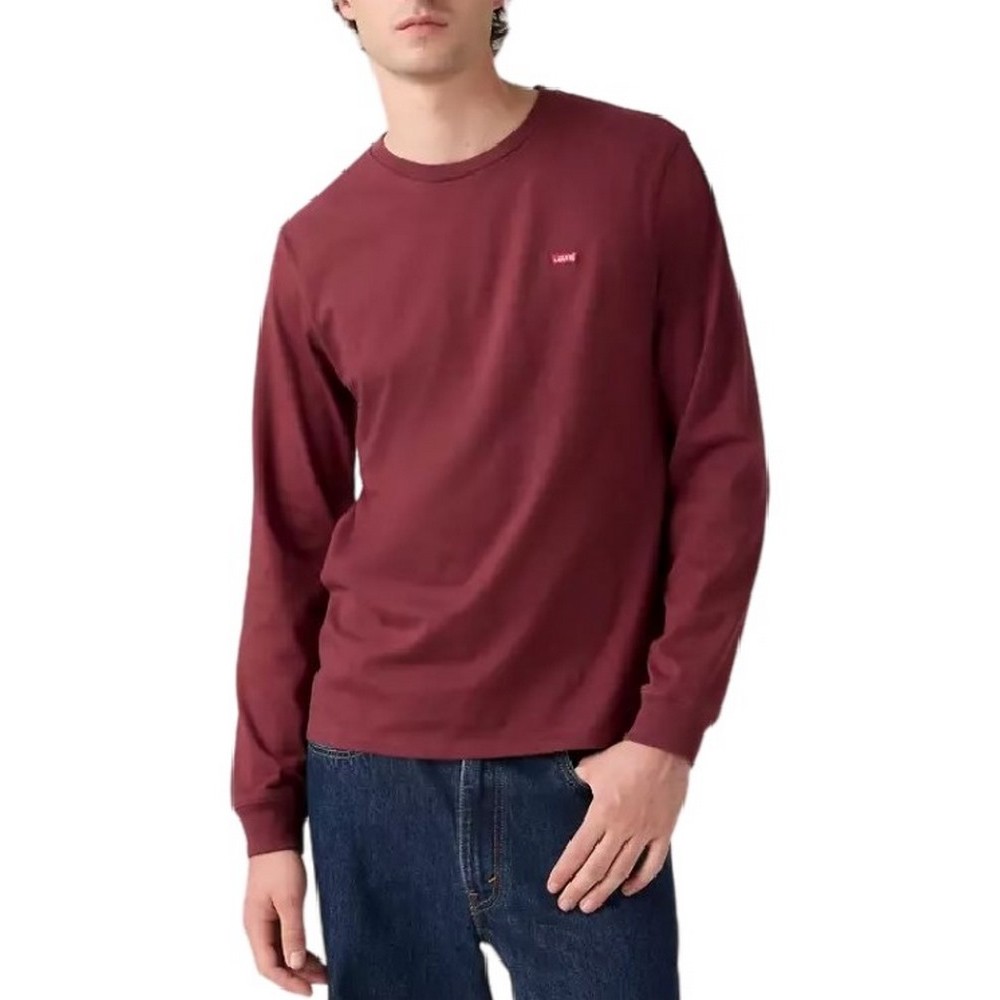 LEVIS® LS ORIGINAL HM TEE PURPLES ΜΠΛΟΥΖΑ ΑΝΔΡΙΚΗ BORDEAUX