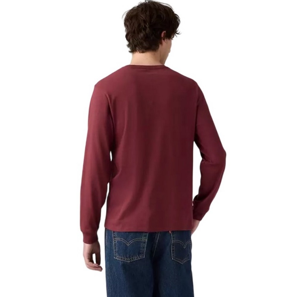 LEVIS® LS ORIGINAL HM TEE PURPLES ΜΠΛΟΥΖΑ ΑΝΔΡΙΚΗ BORDEAUX