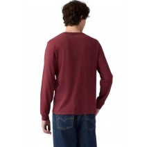 LEVIS® LS ORIGINAL HM TEE PURPLES ΜΠΛΟΥΖΑ ΑΝΔΡΙΚΗ BORDEAUX