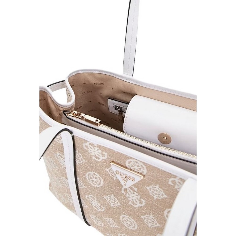 GUESSC BEYZA GIRLFRIEND TOTE ΤΣΑΝΤΑ ΓΥΝΑΙΚΕΙΑ WHITE