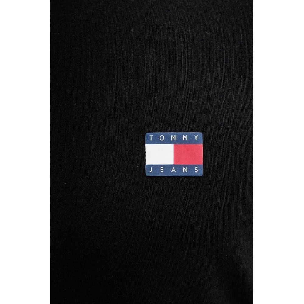 TOMMY JEANS REG POP COL NW CLSC LS ΜΠΛΟΥΖΑ ΑΝΔΡΙΚΗ BLACK