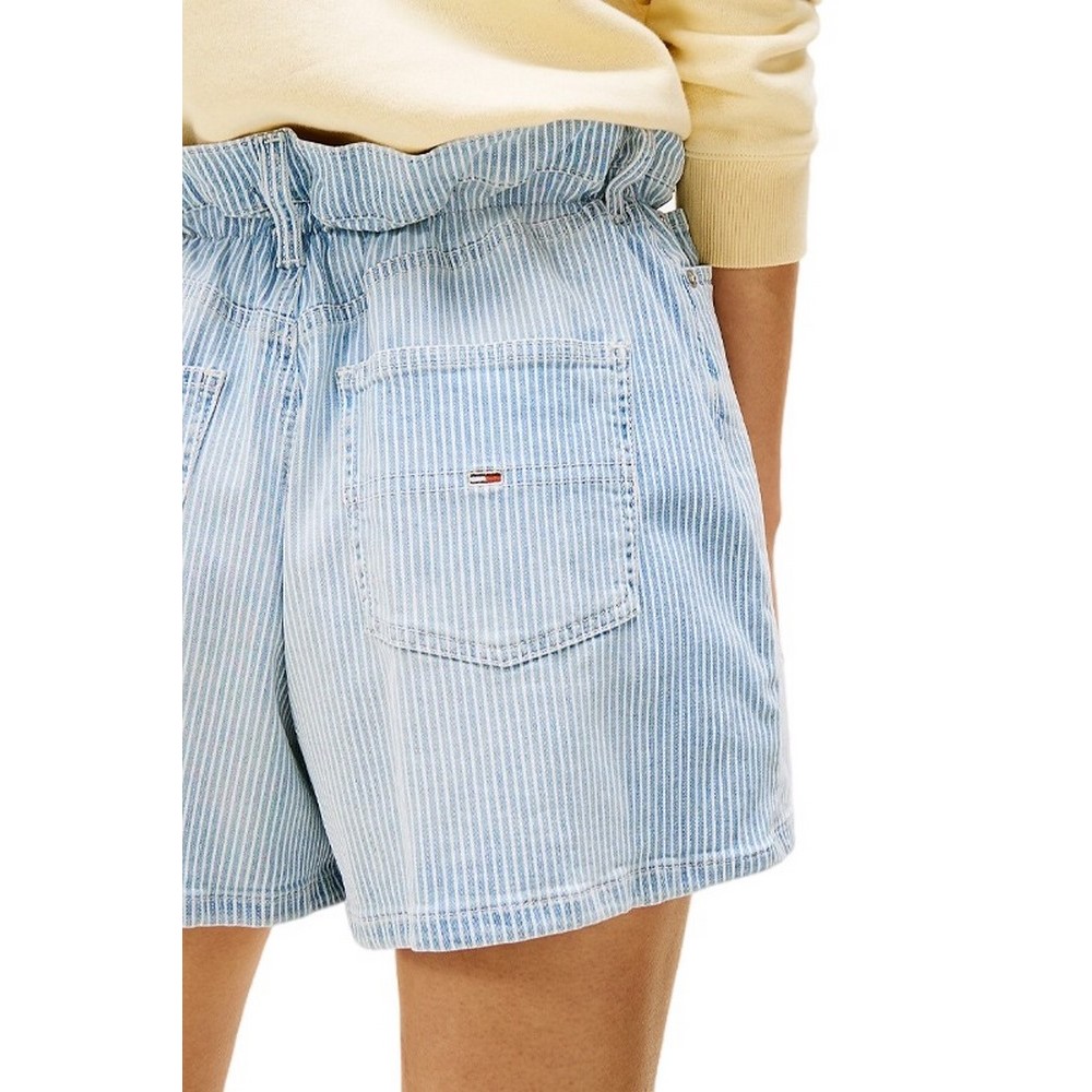 TOMMY JEANS PAPERBAG SHORT BI6136 ΣΟΡΤΣ ΓΥΝΑΙΚΕΙΟ BLUΕ DENIM