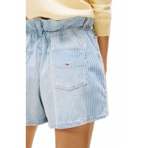 TOMMY JEANS PAPERBAG SHORT BI6136 ΣΟΡΤΣ ΓΥΝΑΙΚΕΙΟ BLUΕ DENIM