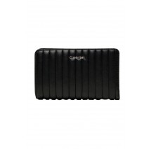 CALVIN KLEIN MINI LINE QUILT MEDIUM BIFOLD ΠΟΡΤΟΦΟΛΙ ΓΥΝΑΙΚΕΙΟ BLACK