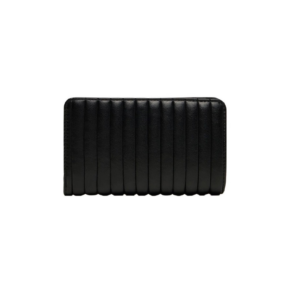 CALVIN KLEIN MINI LINE QUILT MEDIUM BIFOLD ΠΟΡΤΟΦΟΛΙ ΓΥΝΑΙΚΕΙΟ BLACK
