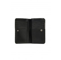CALVIN KLEIN MINI LINE QUILT MEDIUM BIFOLD ΠΟΡΤΟΦΟΛΙ ΓΥΝΑΙΚΕΙΟ BLACK