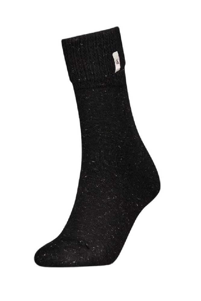 CALVIN KLEIN WOMEN LONG SOCK 1P HOME SOCK ΚΑΛΤΣΕΣ ΓΥΝΑΙΚΕΙΕΣ BLACK