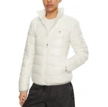 TOMMY JEANS ESSENTIAL TAPE JACKET EXT ΜΠΟΥΦΑΝ ΓΥΝΑΙΚΕΙΟ WHITE