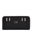 GUESS GREGORIA SLG LARGE ZIP AROUND ΠΟΡΤΟΦΟΛΙ ΓΥΝΑΙΚΕΙΟ BLACK