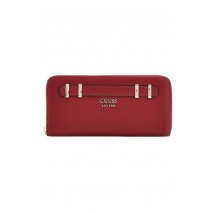GUESS GREGORIA SLG LARGE ZIP AROUND ΠΟΡΤΟΦΟΛΙ ΓΥΝΑΙΚΕΙΟ RED