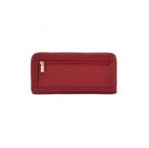 GUESS GREGORIA SLG LARGE ZIP AROUND ΠΟΡΤΟΦΟΛΙ ΓΥΝΑΙΚΕΙΟ RED