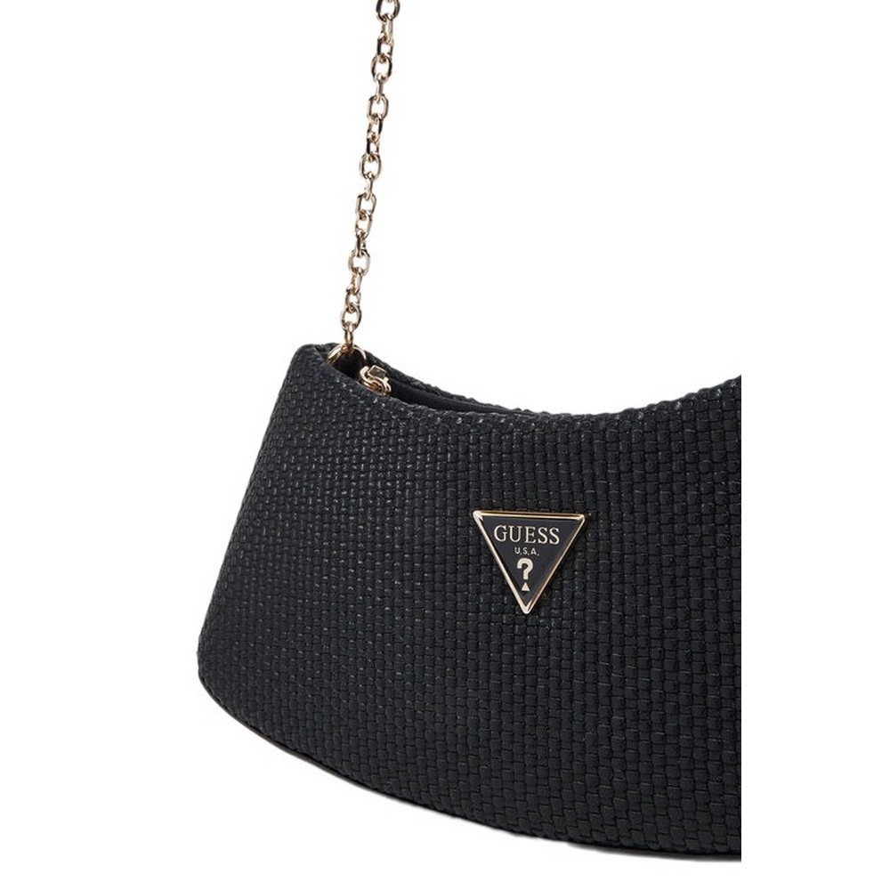 GUESS PHAEDRA TOP ZIP SHOULDER BAG ΤΣΑΝΤΑ ΓΥΝΑΙΚΕΙΑ BLACK
