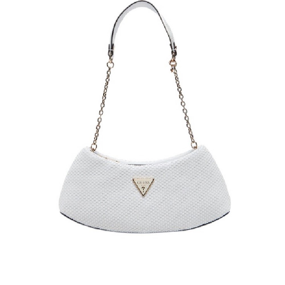 GUESS PHAEDRA TOP ZIP SHOULDER BAG ΤΣΑΝΤΑ ΓΥΝΑΙΚΕΙΑ WHITE