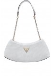 GUESS PHAEDRA TOP ZIP SHOULDER BAG ΤΣΑΝΤΑ ΓΥΝΑΙΚΕΙΑ WHITE