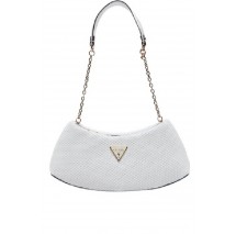 GUESS PHAEDRA TOP ZIP SHOULDER BAG ΤΣΑΝΤΑ ΓΥΝΑΙΚΕΙΑ WHITE