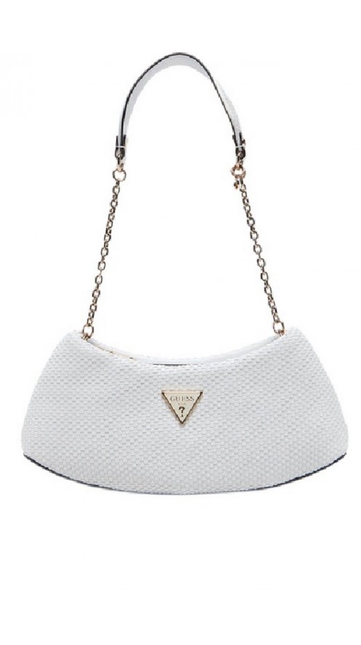 GUESS PHAEDRA TOP ZIP SHOULDER BAG ΤΣΑΝΤΑ ΓΥΝΑΙΚΕΙΑ WHITE