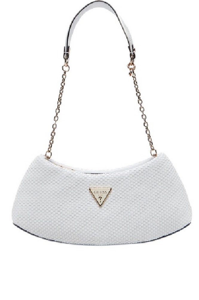 GUESS PHAEDRA TOP ZIP SHOULDER BAG ΤΣΑΝΤΑ ΓΥΝΑΙΚΕΙΑ WHITE