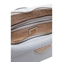 GUESS PHAEDRA TOP ZIP SHOULDER BAG ΤΣΑΝΤΑ ΓΥΝΑΙΚΕΙΑ WHITE