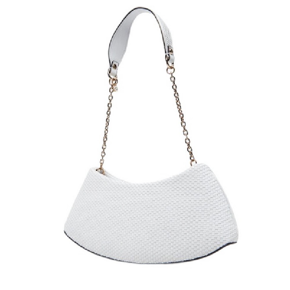 GUESS PHAEDRA TOP ZIP SHOULDER BAG ΤΣΑΝΤΑ ΓΥΝΑΙΚΕΙΑ WHITE