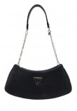 GUESS PHAEDRA TOP ZIP SHOULDER BAG ΤΣΑΝΤΑ ΓΥΝΑΙΚΕΙΑ BLACK