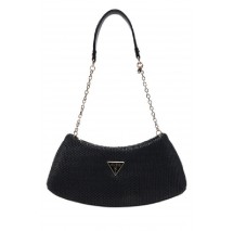 GUESS PHAEDRA TOP ZIP SHOULDER BAG ΤΣΑΝΤΑ ΓΥΝΑΙΚΕΙΑ BLACK