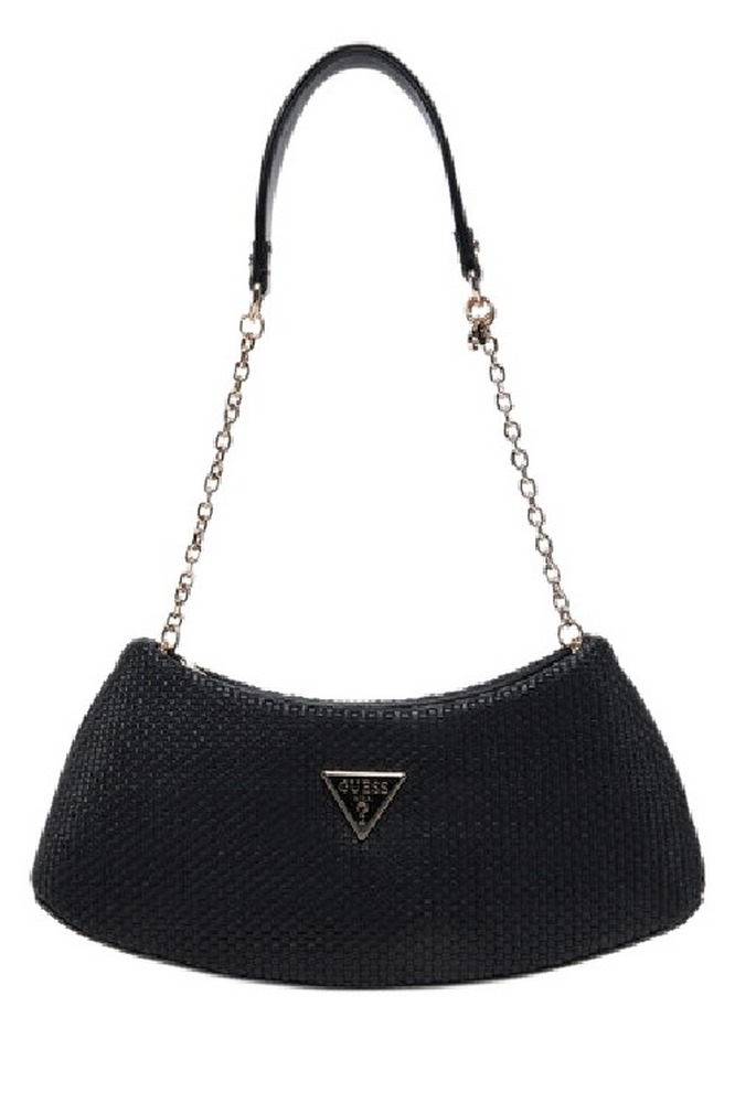 GUESS PHAEDRA TOP ZIP SHOULDER BAG ΤΣΑΝΤΑ ΓΥΝΑΙΚΕΙΑ BLACK