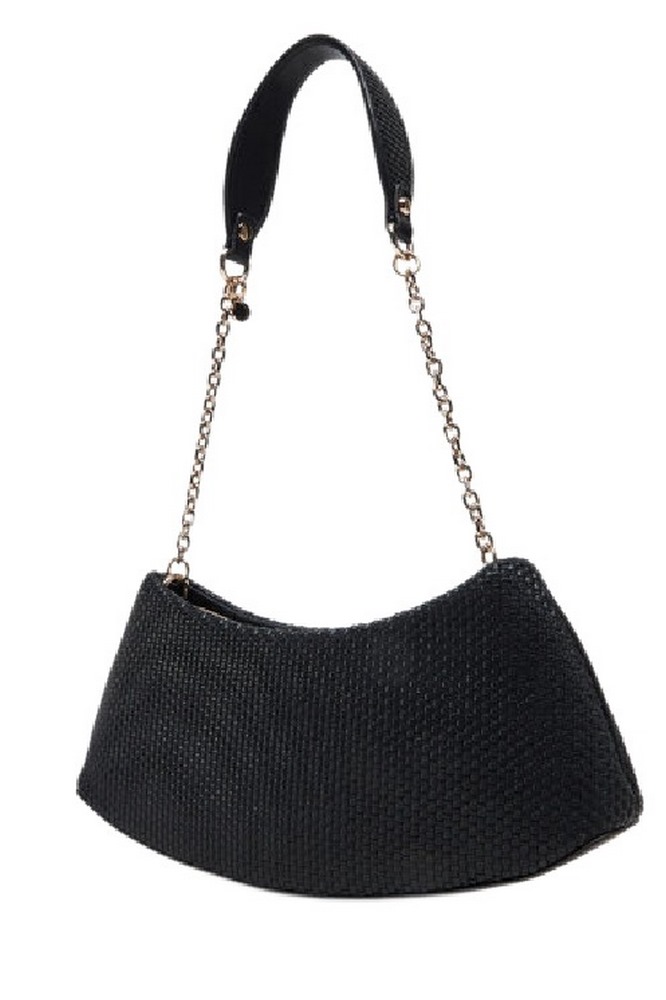 GUESS PHAEDRA TOP ZIP SHOULDER BAG ΤΣΑΝΤΑ ΓΥΝΑΙΚΕΙΑ BLACK