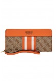 GUESS KATEY SLG CHEQUE ORGANIZER ΑΞΕΣΟΥΑΡ ΠΟΡΤΟΦΟΛΙ ΓΥΝΑΙΚΕΙΟ ORANGE