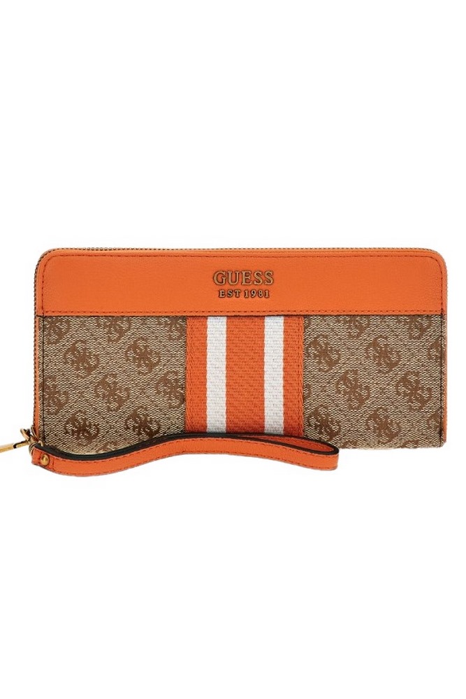 GUESS KATEY SLG CHEQUE ORGANIZER ΑΞΕΣΟΥΑΡ ΠΟΡΤΟΦΟΛΙ ΓΥΝΑΙΚΕΙΟ ORANGE