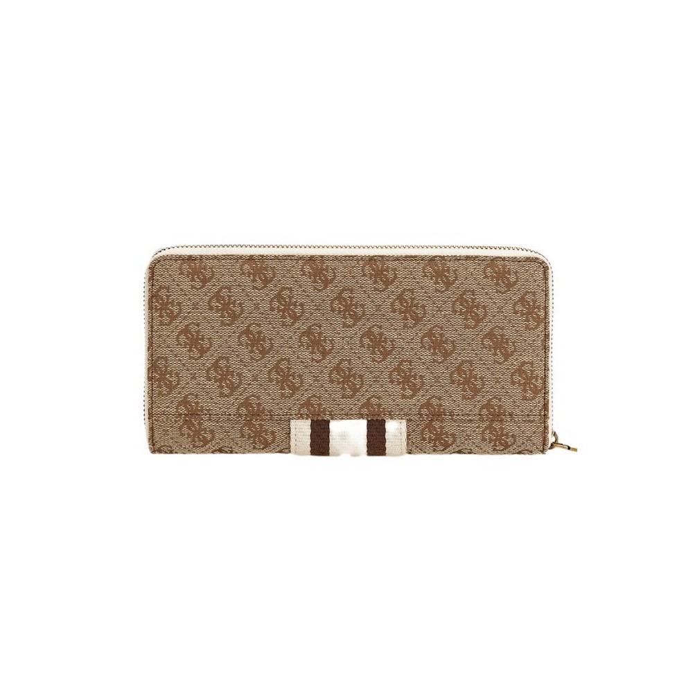 GUESS KATEY SLG CHEQUE ORGANIZER ΑΞΕΣΟΥΑΡ ΠΟΡΤΟΦΟΛΙ ΓΥΝΑΙΚΕΙΟ ECRU