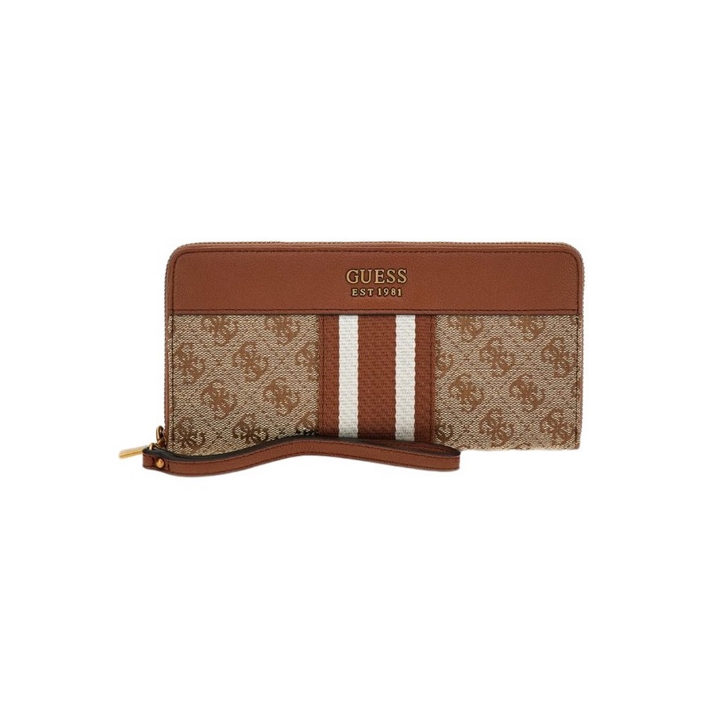 GUESS KATEY SLG CHEQUE ORGANIZER ΑΞΕΣΟΥΑΡ ΠΟΡΤΟΦΟΛΙ ΓΥΝΑΙΚΕΙΟ BROWN